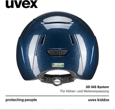 Дитячий кінний шолом uvex kiddox, легкий, з індивідуальним регулюванням розміру, оптимальною вентиляцією, глянцевий