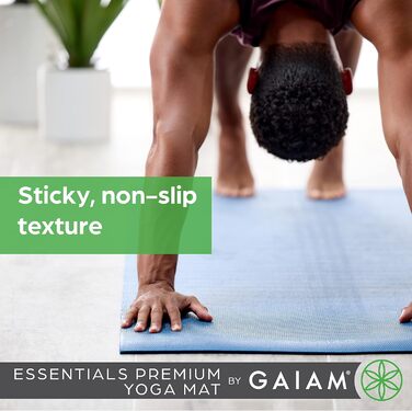 Килимок для йоги Gaiam Essentials зі стропом, 183x60,6 см