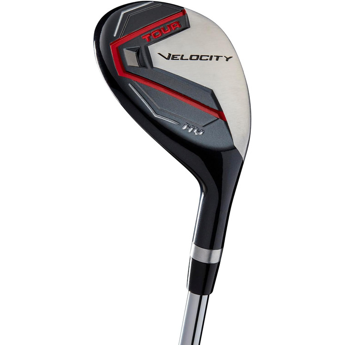 Набір ключок для гольфу WILSON Tour Velocity, 11 шт, чорний/червоний