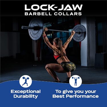 Комір для штанги Lock-Jaw OLY 2, червоний