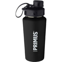 Сталева пляшка для води Relags Primus Trailbottle, чорна, 0,6 л