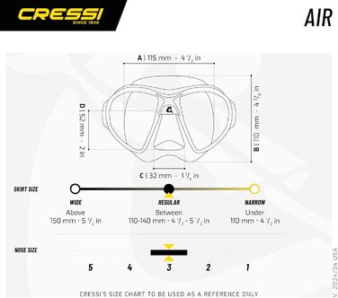 Маска Cressi Air Crystal для дайверів