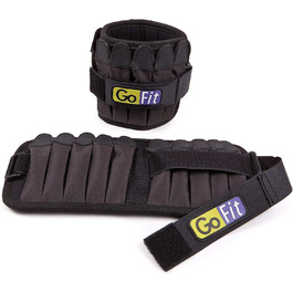 Набір обважнювачів на щиколотку GoFit, м'які та регульовані, для тренувань і реабілітації