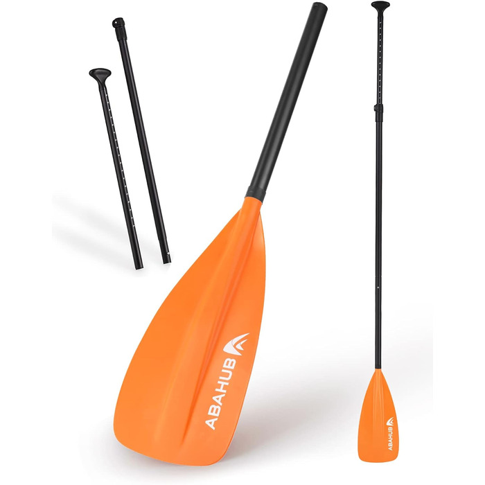 Весло В-1 SUP/Kayak Proll, регульоване, алюміній, 172-213см, помаранчеве