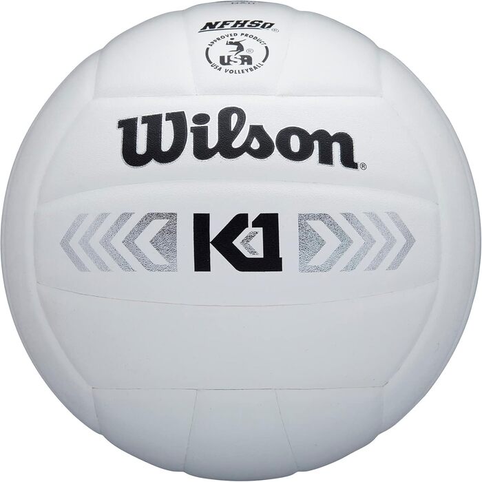 Волейбольний м'яч Wilson K1 Silver (Білий)