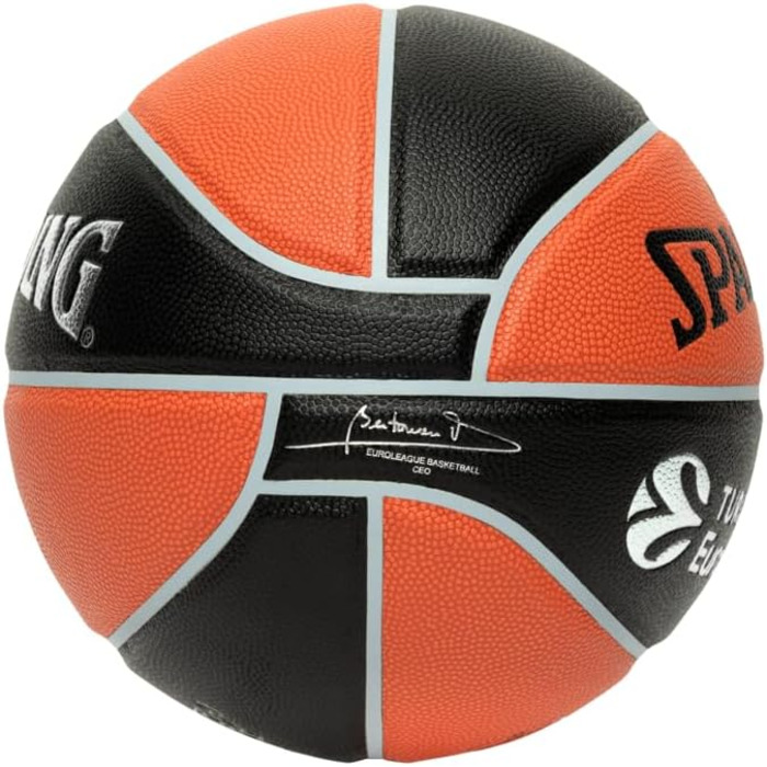 Баскетбольні м'ячі Spalding 77100Z чорний/помаранчевий р. 7