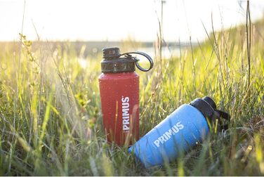 Пляшка для води Relags Primus Trailbottle сталева, червона, 1 л