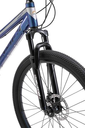 Алюмінієвий гірський велосипед BIKESTAR Hardtail Shimano 21 швидкісна трансмісія, дискові гальма 26, 27.5, 29 дюймові шини 16, 17, 18 дюймова рама Alu MTB СПРОБУЙТЕ БЕЗ РИЗИКУ (27,5 дюймів Дискове гальмо, синій)