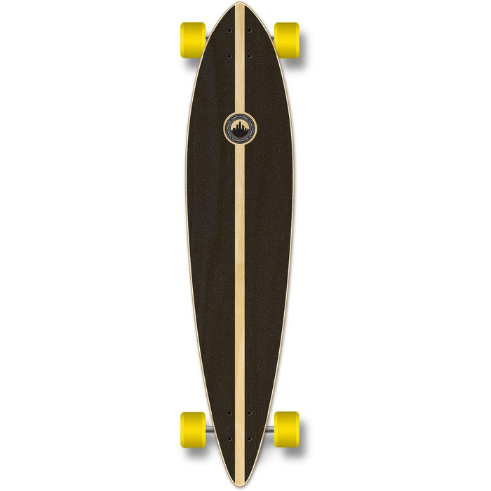 Скейтборд Yocaher Punked Graphic Pintail Longboard в комплекті - Pintail - 04 - Захід сонця