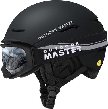 Шоломи Outdooraster з окулярами OTG - IPS (чорний, L)