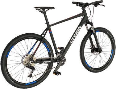 Дюймовий гірський велосипед чоловічий MTB велосипед Hardtail Fusion x Shimano 2x10 Deore RD-M46100 SGS - ROCKSHOX Judy - висота рами 46, 50 і 54 - модельний рік 2024 54см (висота 185-195см), 27,5