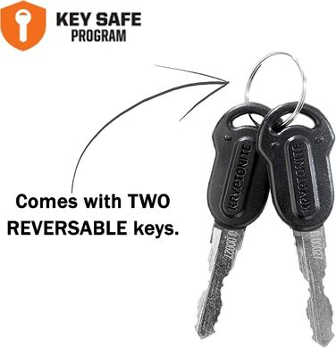 Велозамок тросовий Kryptonite Kryptoflex 1518, 180 см, чорний