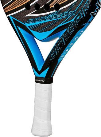 Ракетка SideSpin AW6GOLD Padel, Full Carbon, Контроль, Унісекс, Золото