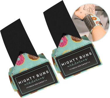 Бандаж Mighty Buns м'яти для зап'ястя: важка атлетика, кросфіт, фітнес