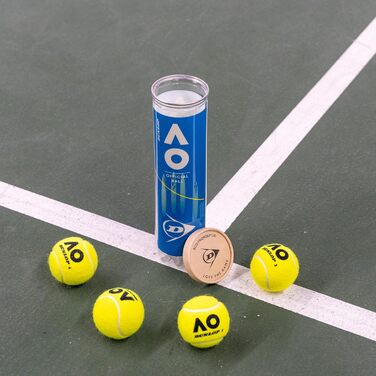 Тенісний м'яч Dunlop Australian Open для ґрунту, хардкорту та трави