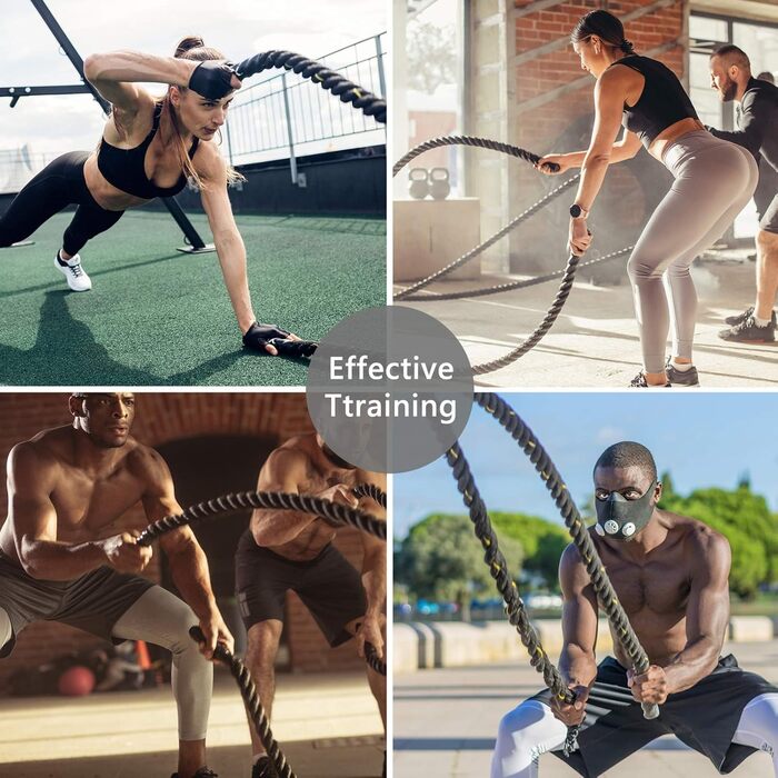 Мотузка NENGGE Battle Ropes 9м-15м Ø38/50 мм для фітнесу