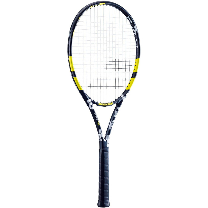 Ракетка для тенісу Babolat Evoke 102 чорно-жовта нанизана 270г л НОВИНКА 3