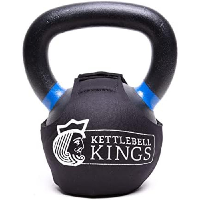 СПЕЦІАЛЬНО ДЛЯ ПРОДУКТІВ KETTLEBELL KINGS - Обгортка для гирі з пудровим покриттям - LB - Чохол для гирі для підлоги з неопреновим рукавом 3 мм для тренажерного залу або домашнього фітнесу Захист гирі (70 фунтів)