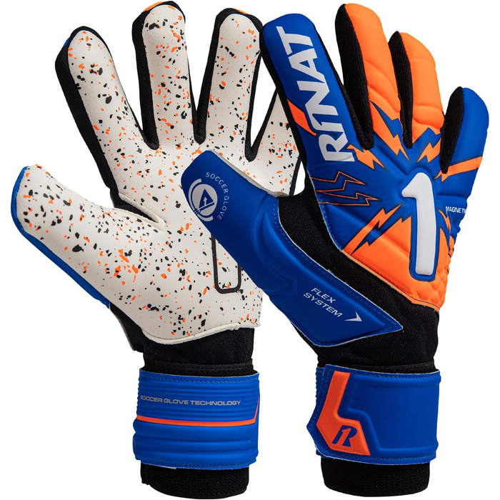 Рукавички воротарські Rinat Magnetik Turf Junior Blue, розмір 6