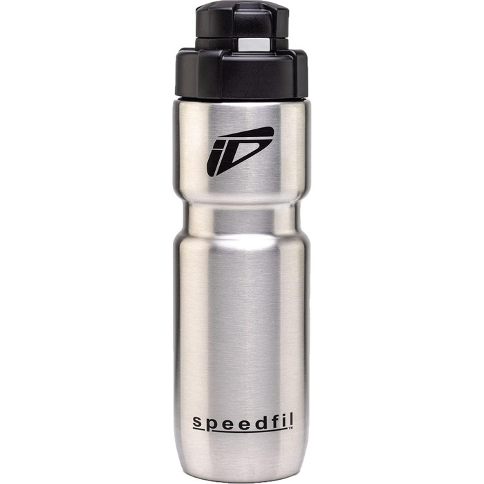 Speedfil Speedflask вакуумна термофляга з нержавіючої сталі для велосипеду та спорту, з кришкою, 2.0, срібляста