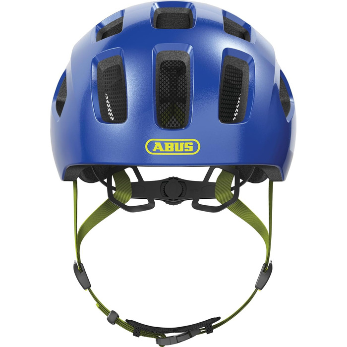 Велошолом ABUS Youn-I 2.0 з LED-світлом для дітей, підлітків та молоді, розмір M (52-57 см), блакитний