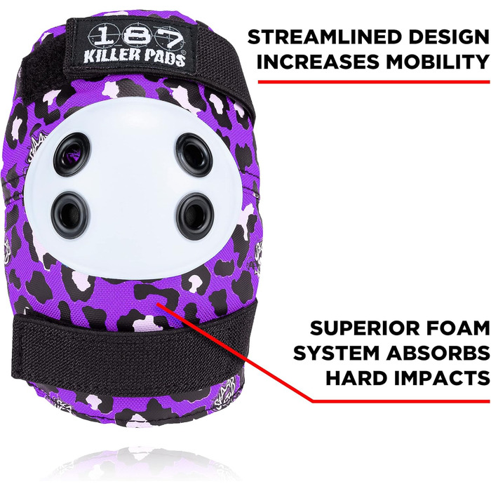 Дитяче захисне спорядження Protection Junior Six Pack (один розмір, Staab Purple), 187 KILLER PADS