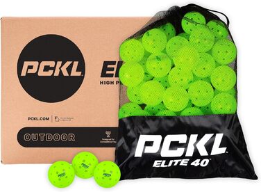 М'ячі PCKL Elite Pickleball, турнірні, 40 шт., 4, 50, 100 уп., схвалено США