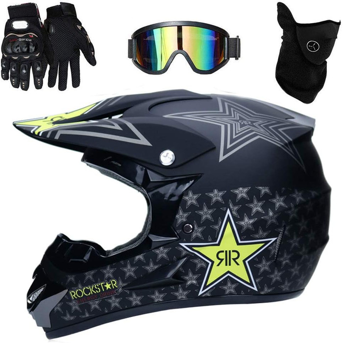 Дитячий мотокросовий шолом для мотоцикла, велосипеда, BMX, ATV, ендуро, оффроуд, захисний шолом для дітей та підлітків