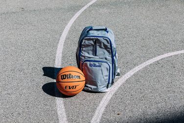 Рюкзак Wilson Evolution для баскетболу, унісекс, чорний/сірий