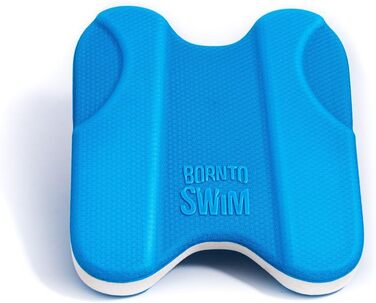 Дошка для плавання BornToSwim Pro Pullkick, синя, 30x27x4 см