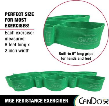 Фітнес-браслет CanDo Multi-grip середній (зелений)