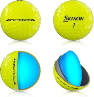 М'ячі для гольфу Srixon Q-Star Tour 5 2024 - м'якість, обертання (12 шт.)