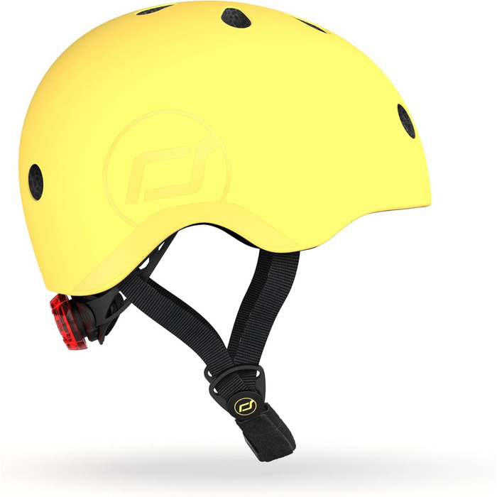 Дитячий шолом Scoot and Ride з регульованими ремінцями, матовим покриттям, LED-підсвіткою та м’якою флісовою підкладкою, розміри S/M