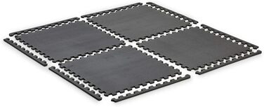 Захисні підлоги York Fitness Bodenmatten Floor Guard з бортиком, 4 плитки, модель 6700