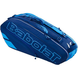 Тенісна сумка Babolat RHx6 Pure Drive на 6 ракеток, синя (2021–2024)