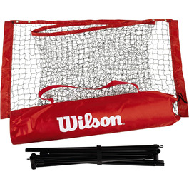 Сітка для бадмінтону Wilson EZ 3,05 м червоно-чорна