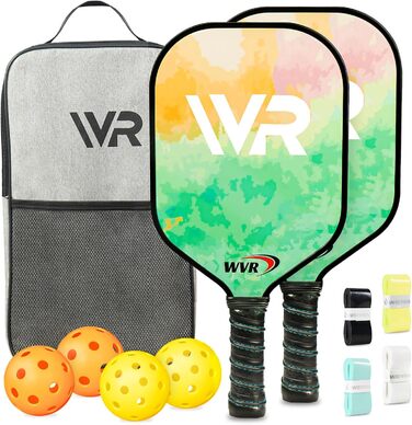 Набір ракеток WVR Pickleball: 2 ракетки, 4 м'ячі, сумка, унісекс