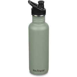 Пляшка для води Klean Kanteen Classic 800 мл, нержавіюча сталь, колір Морський бриз