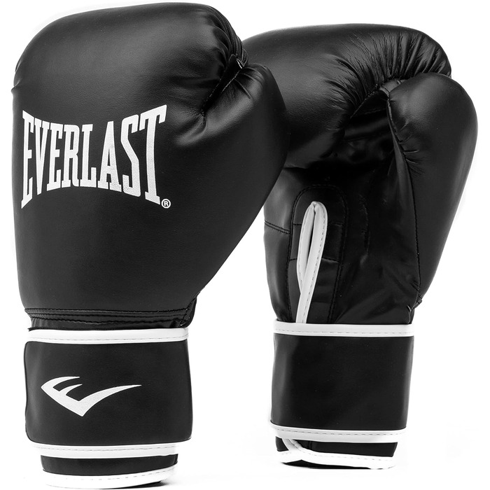 Рукавички Everlast Core 2 чорні L-XL однокомпонентні Unisex тренувальні