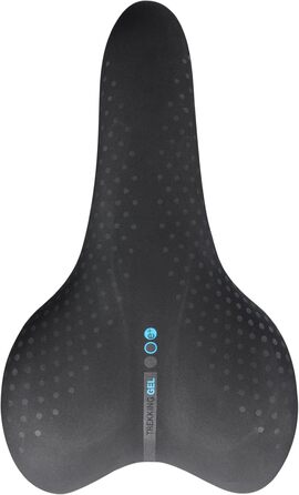 Велосипедне сідло Selle San Marco Bioactive Trekking Gel чорне, замша, унісекс