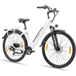 Акумулятор ZIMONDA E-Bike 250Вт 468Втгод 7 передач 25км/год до 100км білий