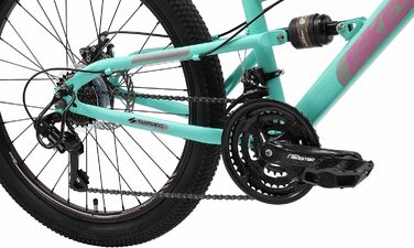 Велосипед Швидкісний Shimano, дискові гальма, 8+, Mint Pink, 24 21-