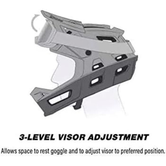 Велосипедний шолом IXS Trigger FF синій, фулфейс