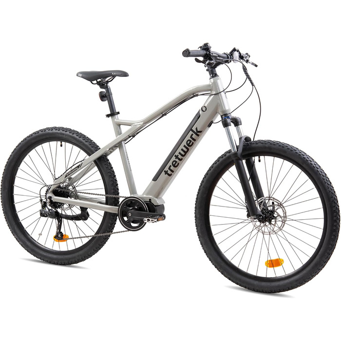 E-MTB Commander 9, задній двигун 250 Вт, ступінчастий Shimano (сірий), 27.5