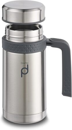 Термос Pioneer Flasks з нержавіючої сталі, вакуумна ізоляція, 0,45 л, герметичний, компактний