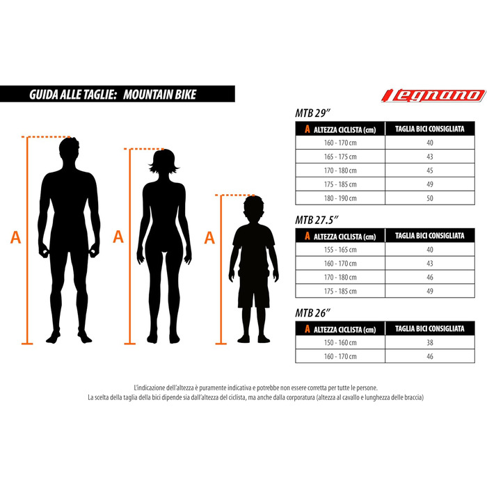 Чоловічий MTB Legnano 26 чорний/жовтий матовий, 46