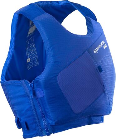 Каяк Spinlock Wing Side Zip 50N Шлюпка Вітрильний посібник PFD для водних видів спорту - кобальтово-синій - легка розтяжка