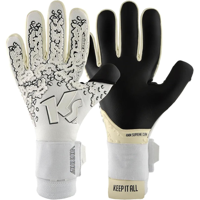 Воротарські рукавички KEEPERsport Varan Champ 4 мм Grip для футболу, для дорослих, розмір 7-11