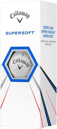 М'ячі для гольфу Callaway Supersoft 12 шт. для відчуття та довговічності