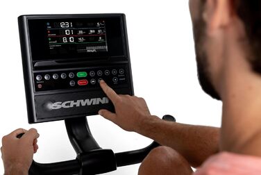 Фітнес-велосипед Schwinn 590R, РК-дисплей, додатки JRNY/Zwift, 25-ступ. гальмо